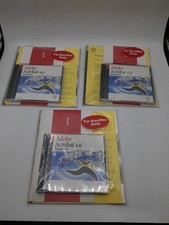  3 Adobe Acrobat 6.0 Standard Windows PC with serial number SEALED CD 0Y1197