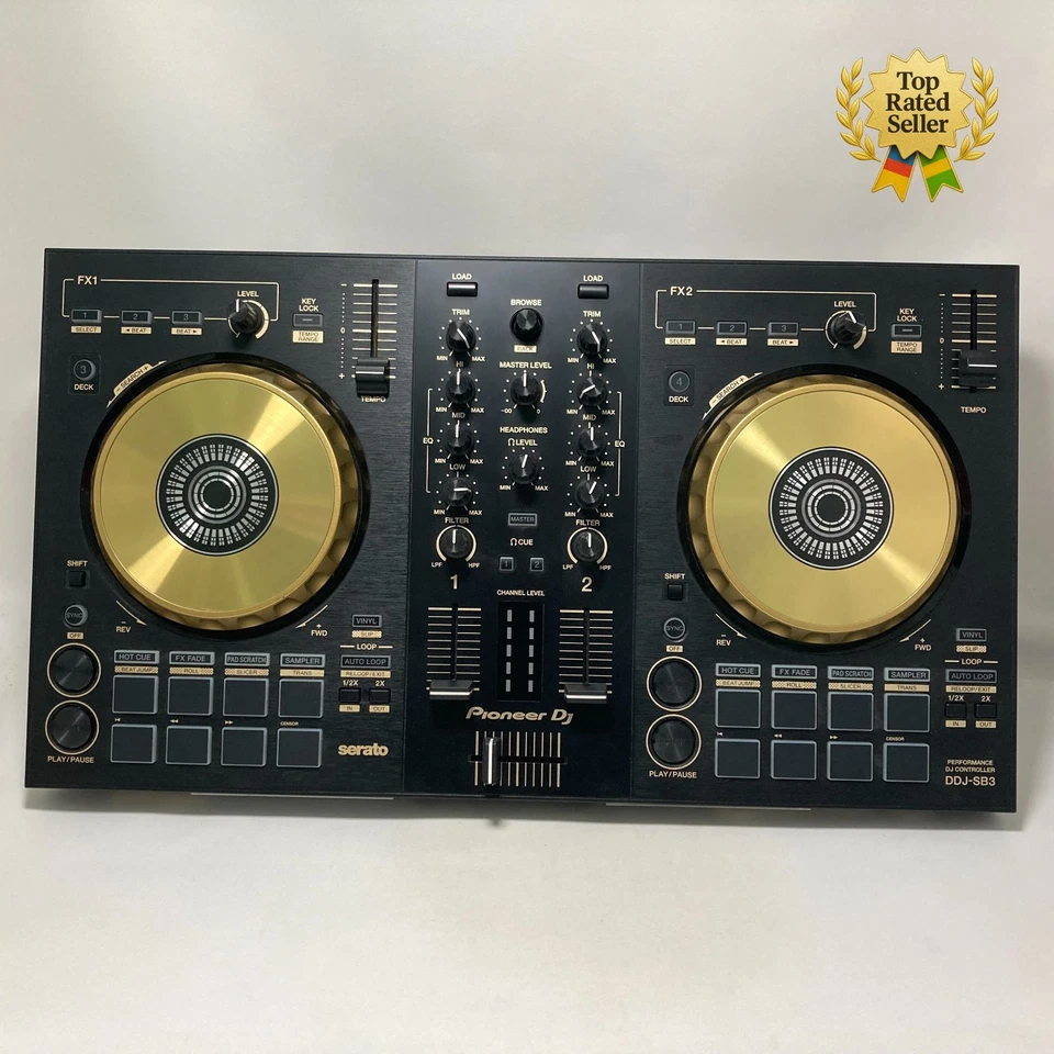 Pioneer DDJ‑SB3‑N Limited Gold Serato DJ Controller Excellent Condition Japan - Image 3 of 4