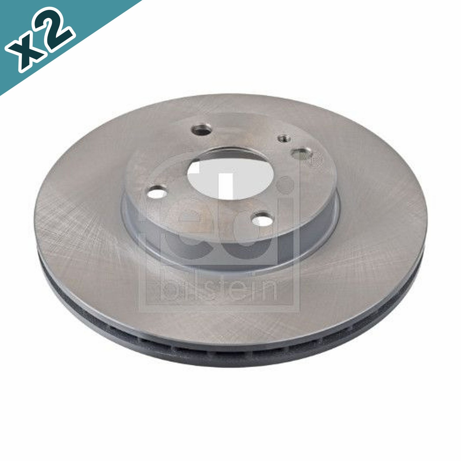FEBI BILSTEIN 108607 Brake Disc Front Coated 255mm Outer Diameter For Mazda MX-5