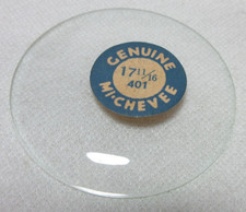 GLASS POCKET WATCH CRYSTAL WATCHMAKER SIZE 17 11/16 MI CHEVEE REPLACEMENT U17