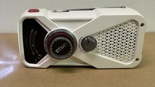 Eton FRX1 Hand Turbine AM/FM Weather Radio W/ Flashlight USB Jack White