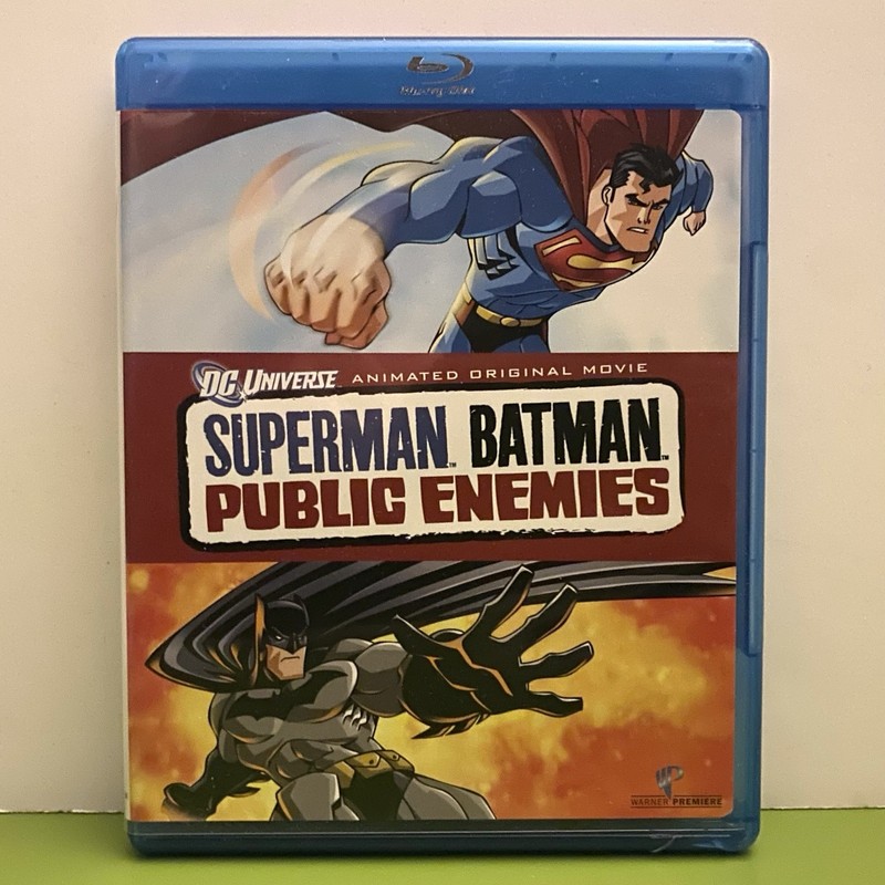 SUPERMAN/BATMAN: PUBLIC ENEMIES BLU-RAY 2009 DC UNIVERSE ANIMATED MOVIE COMICS