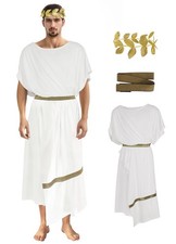 JEGERMIG Men's Toga Costume Greek Party Halloween