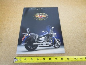 1998 Polaris Victory motorcycle ACCESSORIES sales brochure 8pg ORIGINAL