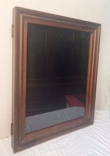 Collector's glass-fronted display case / noticeboard - wall-mounted or flat