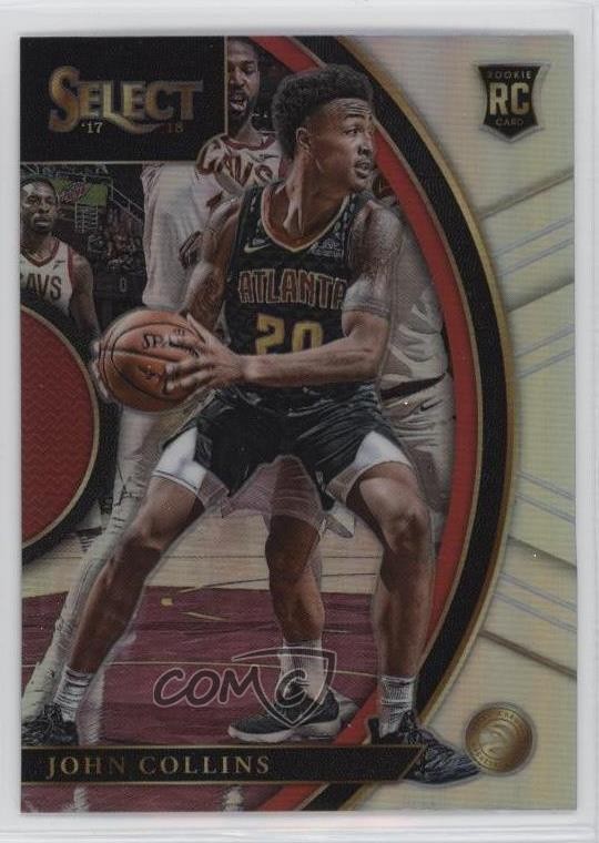 2017-18 Panini Select Concourse Silver Prizm John Collins #45 Rookie RC 5n1
