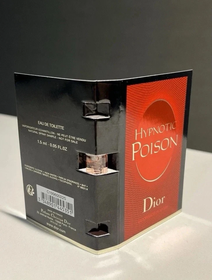 Туалетная вода Christian Dior Hypnotic Poison пробник спрей 1,5 мл /0,05 унции НОВАЯ ВЕРСИЯ 2025 - Изображение 3 из 3