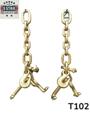 2 Piece Heavy Tie Down Hook Cluster Frame Machine Towing tool R T J RJT RTJ