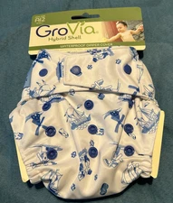 GroVia AI2 Hybrid Diaper Shell – Holland – One Size Snap Cover – NIP - Limited