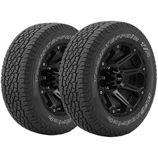Qty 2 28570r17 Bfg Trail Terrain Ta 117t Sl White Letter Tires