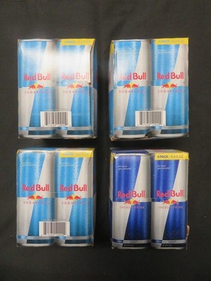 (16) Cans Red Bull Sugar Free & Classic Energy Drink 8.4 Oz Each