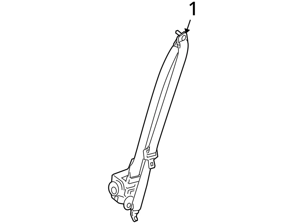Seat Belt Front Bucket Driver Retractor Fits 13-19 FLEX 1348283 Foto 4 de 4