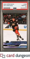 Leo Carlsson 2023 Upper Deck #468 Young Guns - 89226509 PSA 10