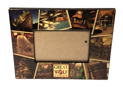 Great Wolf Lodge Frame 8x10 Early 2000s Clock Tower Water Park Cub Club