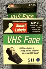 Seiko SLPVTL Label White VHS Face - Smart Labels