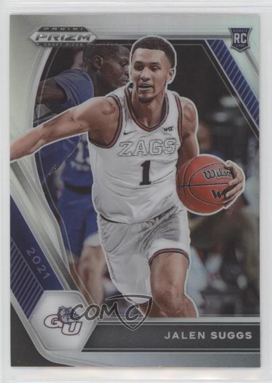 2021-22 Panini Prizm Draft Picks Silver Prizm Jalen Suggs #3 Rookie RC 0p6