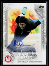 2018 Topps U.S. Olympic #US-42 Shani Davis Autographs Silver #/50