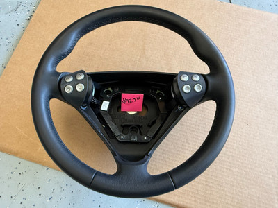 2005-2008 Mercedes R171 SLK350 SLK280 C350 Sport Steering Wheel Black + Controls