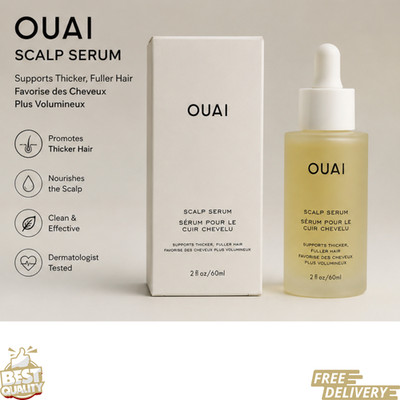 OUAI Scalp Serum 2 fl oz 60ml Hair Growth Thickening Treatment New In Box