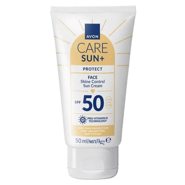 Avon Care Protect Face  Shine Control Sun Cream SPF50 - 50ml