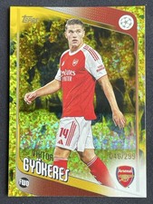 Viktor Gyokeres 2025-26 Topps UCC Yellow Inferno Holo Base /299 #42