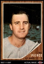 1962 Topps #260 Bill Pierce Giants 8 - NM/MT