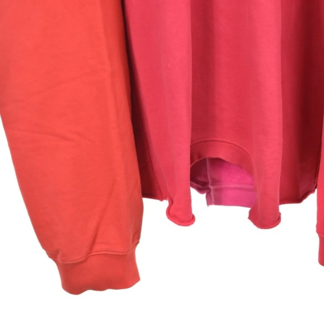 Balenciaga Felpa con Cappuccio Capovolta Pullover XL Rosso 727030 TVT2 AA Usatodc9f2f601