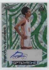 2022-23 Leaf Optichrome Green Kaleidoscope 1/3 Trentyn Flowers #BA-TF1 Auto 0fn0