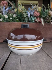 Vintage 1980's West Bend Metal Steamer w/ Insert