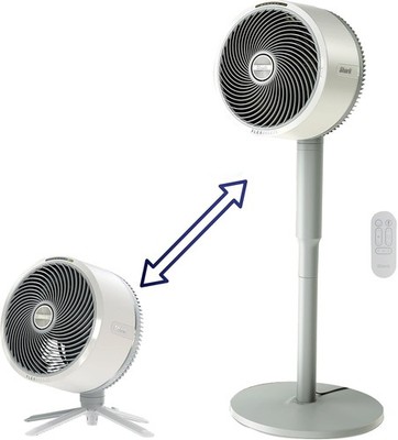 Shark UH205 FlexBreeze Indoor/Outdoor Fan Pedestal & Tabletop Corded & Cordless