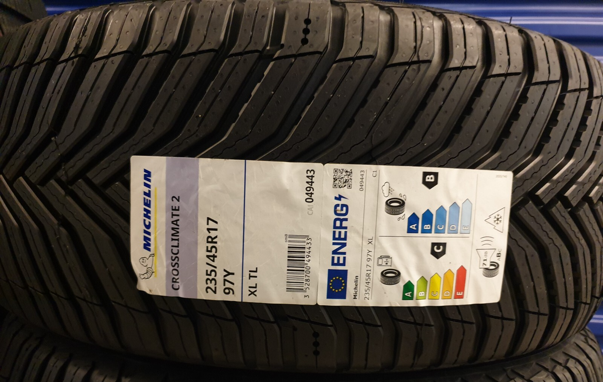 2X NEW MICHELIN CROSSCLIMATE 2 235/45 ZR17 XL 97Y 235 45 17 ALL