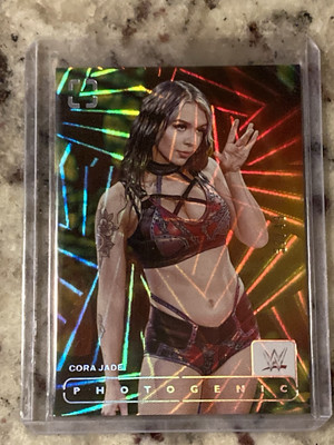 2024 Panini WWE Photogenic Cora Jade Wedges Parallel Base Card 37/49 No. 167  