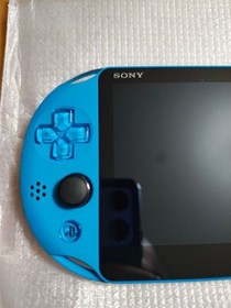 Never Used Sony PlayStation PS Vita PCH-2000 Slim Aqua Blue Model