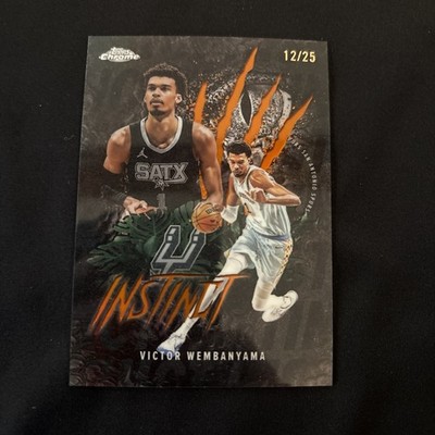 2025-26 Topps Chrome - Instinct Victor Wembanyama #INS-9  12/25