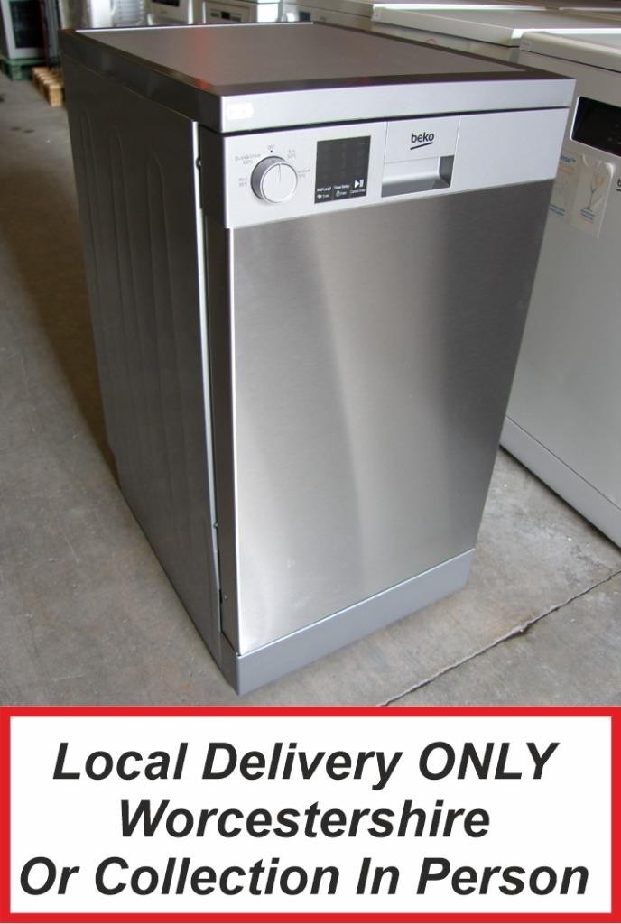 Beko DVS04X20X Stainless Steel Silver Slimline Dishwasher DVS04X20 PDW