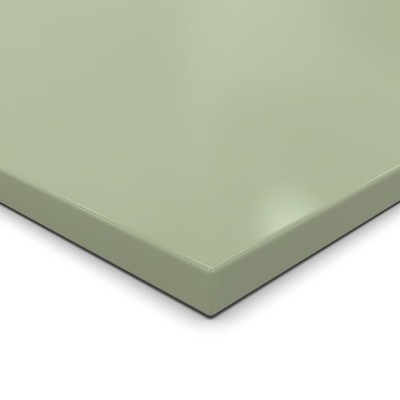 Tischplatte 19mm Dekor Spanplatte Avocado Green mit ABS Kante Umleimer