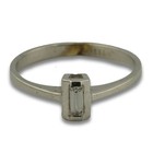 Ring 333 Gold 8 Karat Weißgold Gr. 53 Goldring Edel Damen Wert 320,-