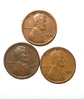 1928 P, D, S Lincoln Wheat Cent, Penny, Fine