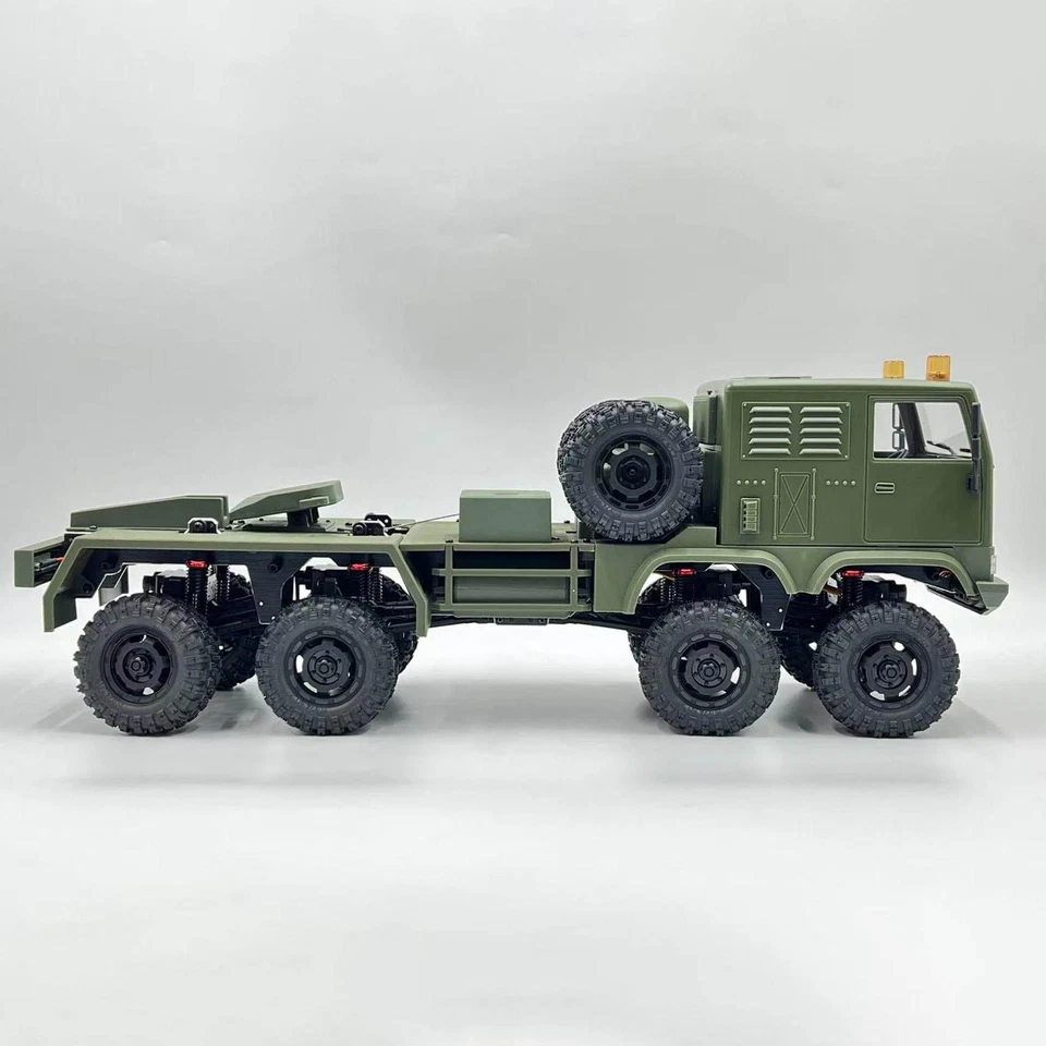 1/18 8*8 CR18P 2Speed Military Truck RC Off Road Vehicle RTR Metal Chassis Light - Image 4 of 4