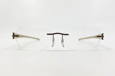 Silhouette Eyeglass Frames 5255 40 6055 Titanium Brown Rimless 19 145mm Austria