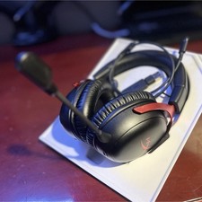 HyperX Black Red Gaming Headset 3.5mm Jack Boom Microphone Detachable Cable