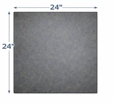 24" x 24" Steel Plate 11ga(0.120") Thick-A36 Hot Rolled