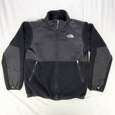 North Face Denali Fleece Jacket Boys Large Black Outdoors Hiking Gorpcore