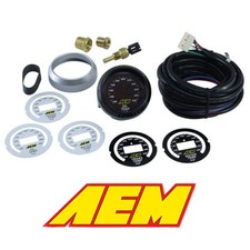Aem 30-4402 300f 52mm Oil Transmission Water Temperature Coolant Gauge Kit