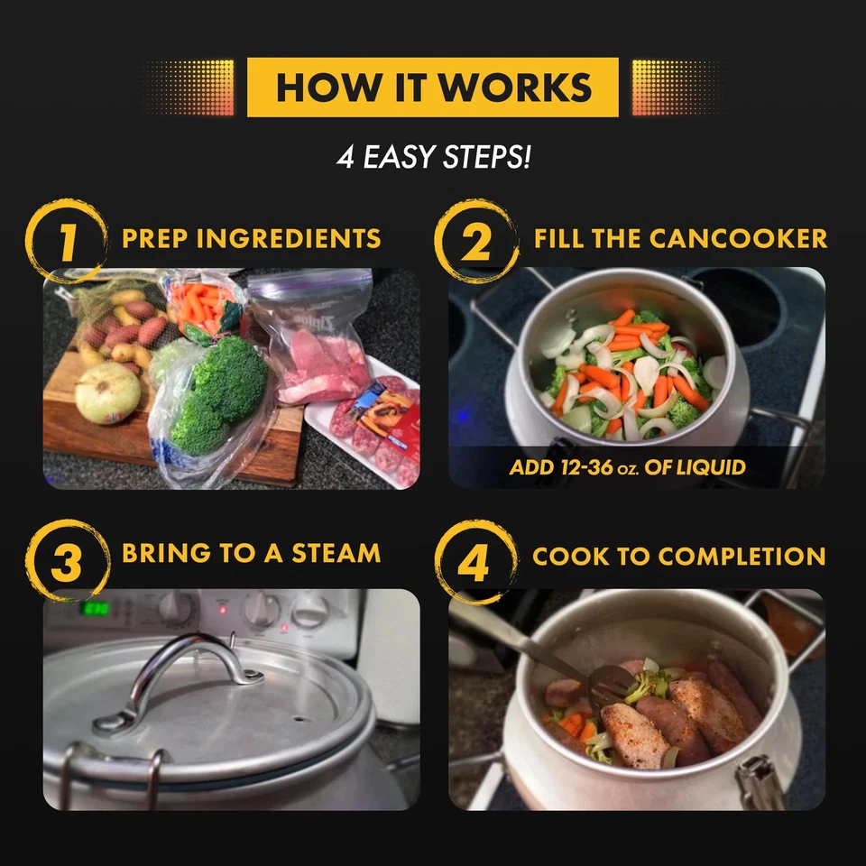 CanCooker vaporizador de alimentos al aire libre de 4 galones para camping senderismo viaje RV pesca Foto 2 de 4