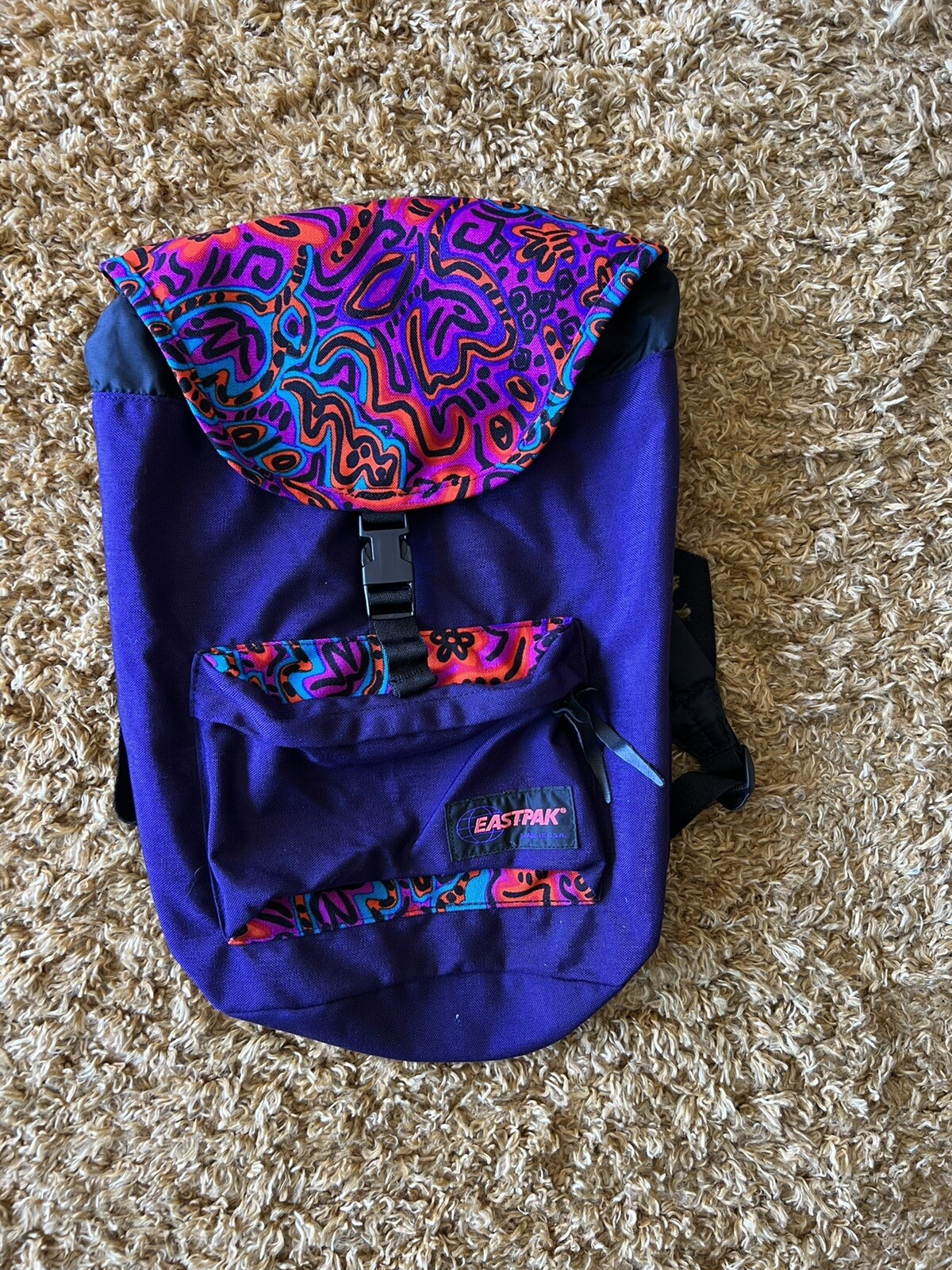 Eastpak Backpack Vintage Made In USA | Retro 80s 90s