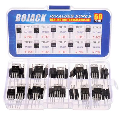 10 Werte 50 Stück Silikon Epitaxial Leistungstransistor TIP31C TIP32C TIP41C TIP42C
