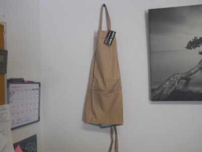 TWO LUMPS OF SUGAR KITCHEN  STRIPRD CHEF'S APRON  CUISINE, COCINA,