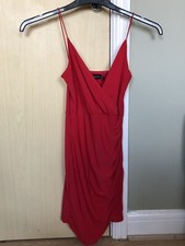 PrettyLittleThing mini red dress size 4