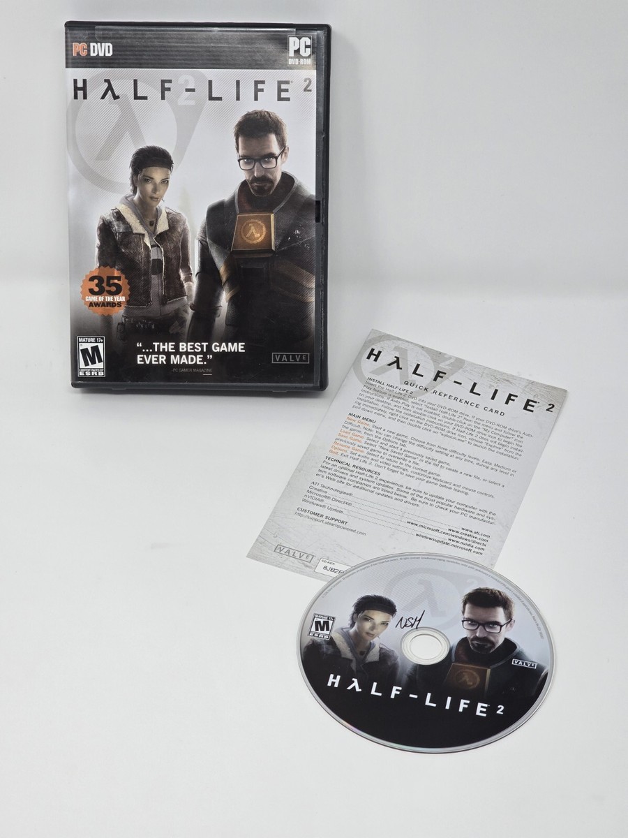 Half-Life 2 PC DVD-ROM Game w/Quick Reference Card VALVE 2006 